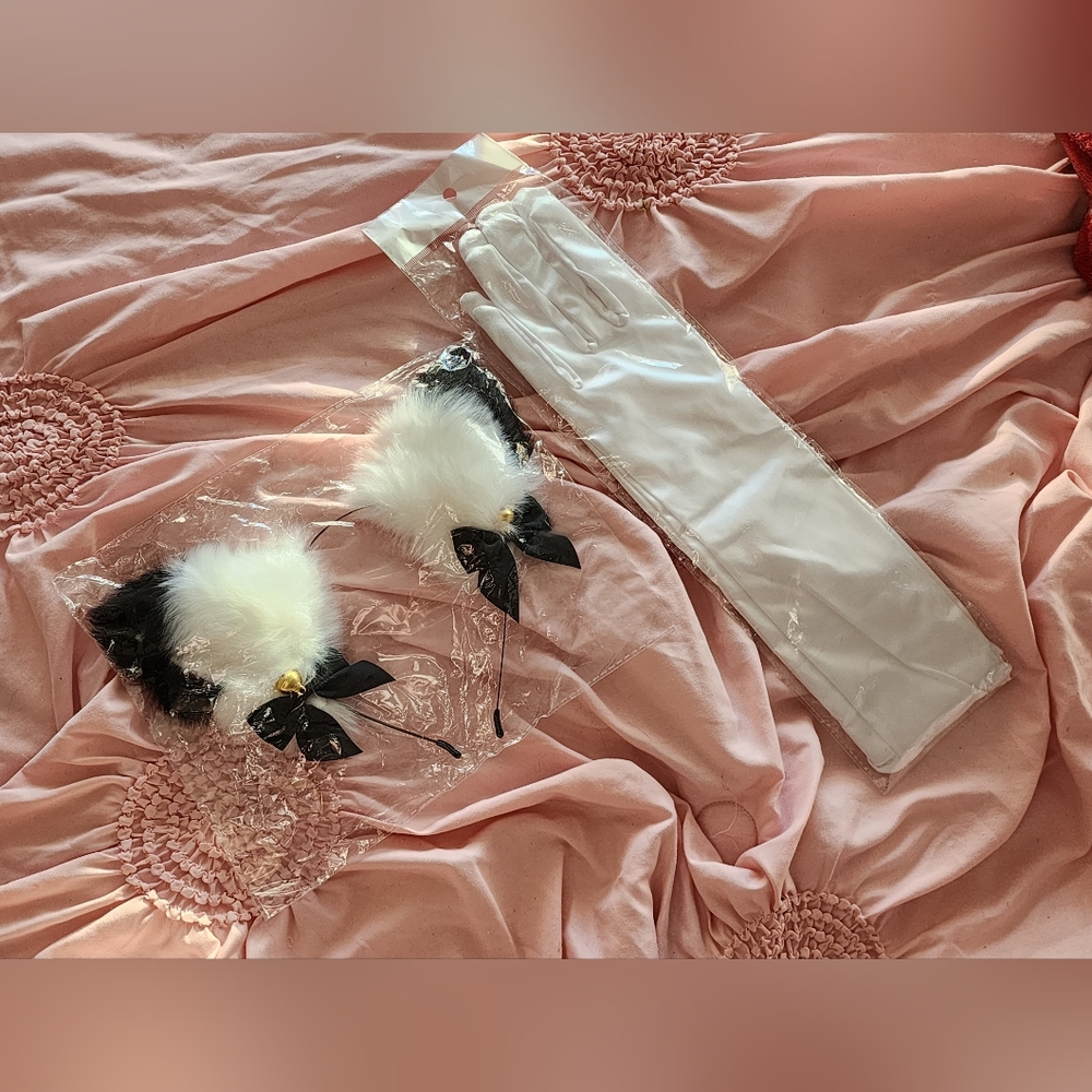 Cat maid accessory set